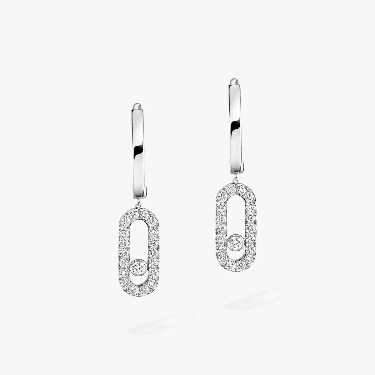 Messika boucles d'oreilles créoles Move Uno