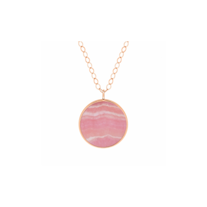 Ginette NY Collier Jumbo Ever Disc Rhodochrosite – Image 2