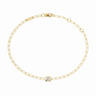 dinh van Bracelet sur chaîne Le Cube Diamant