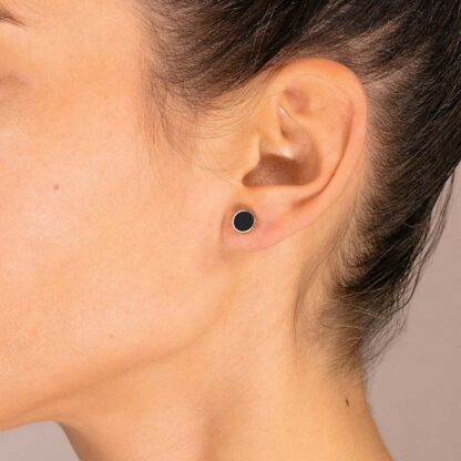 Boucles D'oreilles Ever Onyx Disc