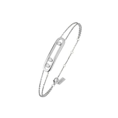 Bracelet Move Classique diamants et or blanc