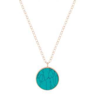 Collier Jumbo Ever Turquoise Disc