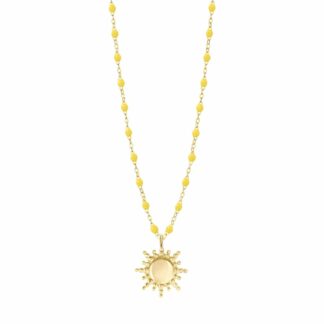 Collier Soleil jaune