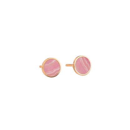 Ginette NY Boucles D'oreilles Ever Disc Rhodochrosite