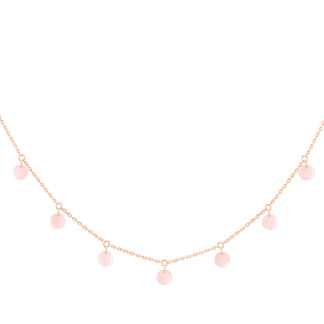 Collier Polka rose