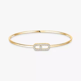 Messika bracelet pavé Jonc Flex Move Uno