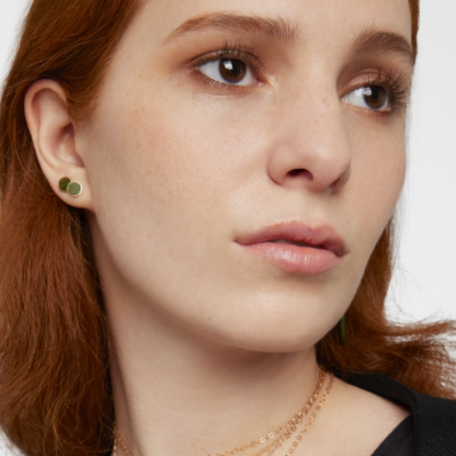 Ginette NY Boucles D'oreilles Ever Jade – Image 3