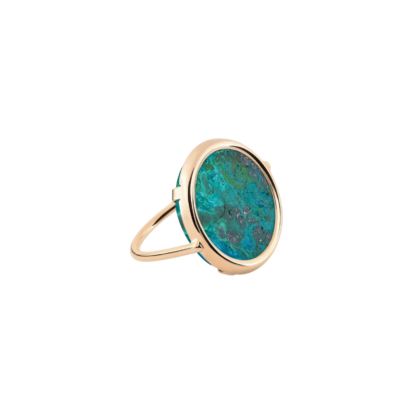 Ginette NY Bague Disc Chrysocolle