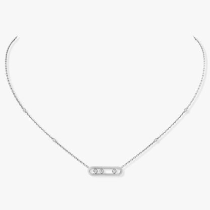 Collier Baby Move Diamant en Or Blanc 4323-WG