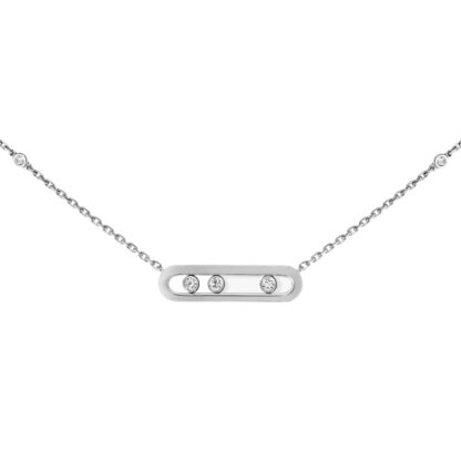 Collier Baby Move Diamant en Or Blanc 4323-WG