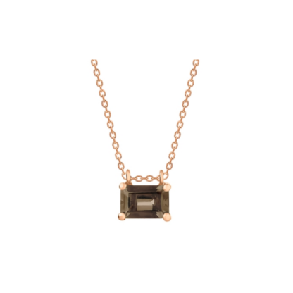 Ginette NY Collier Cocktail Quartz Fumé – Image 2