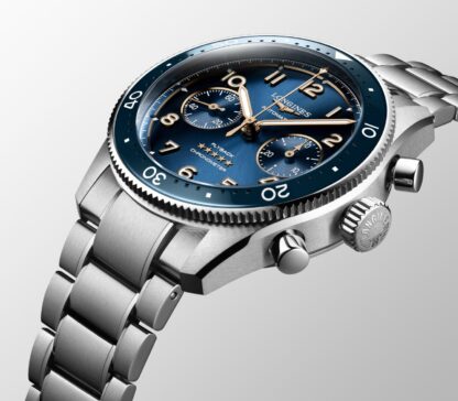 Longines Spirit Flyback Bleu View