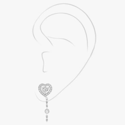 Messika Boucles D'oreilles Joy Coeur – Image 3