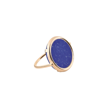 Ginette NY Bague Disc Lapis Lazuli