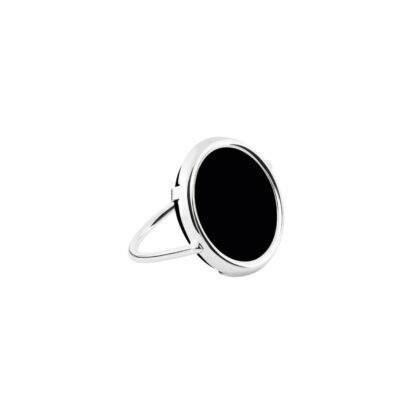 Ginette NY Bague Disc Onyx – Image 2