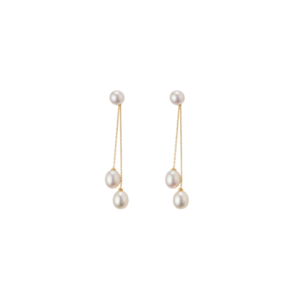 Boucles D'oreilles Perles D'eau Douce