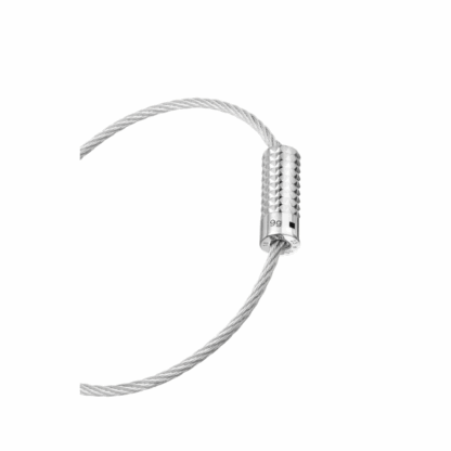 Le Gramme Bracelet Câble Guilloché Pyramide Le 9g – Image 3