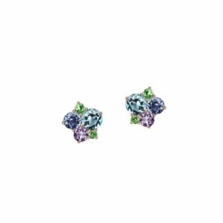 Isabelle Langlois Boucles D'oreilles Pointilliste