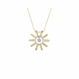 La Brune & La Blonde Collier "Mini Soleil"