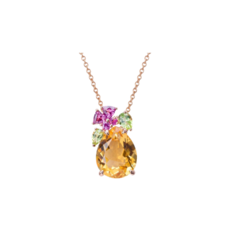 Pendentif pierres fines Isabelle Langlois