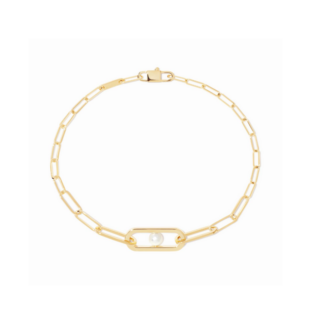 dinh van Bracelet Maillon Perle